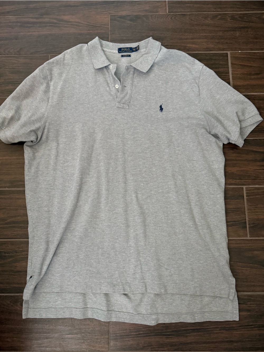 🐸Ralph Lauren Gray Polo Sweater with Navy Label
